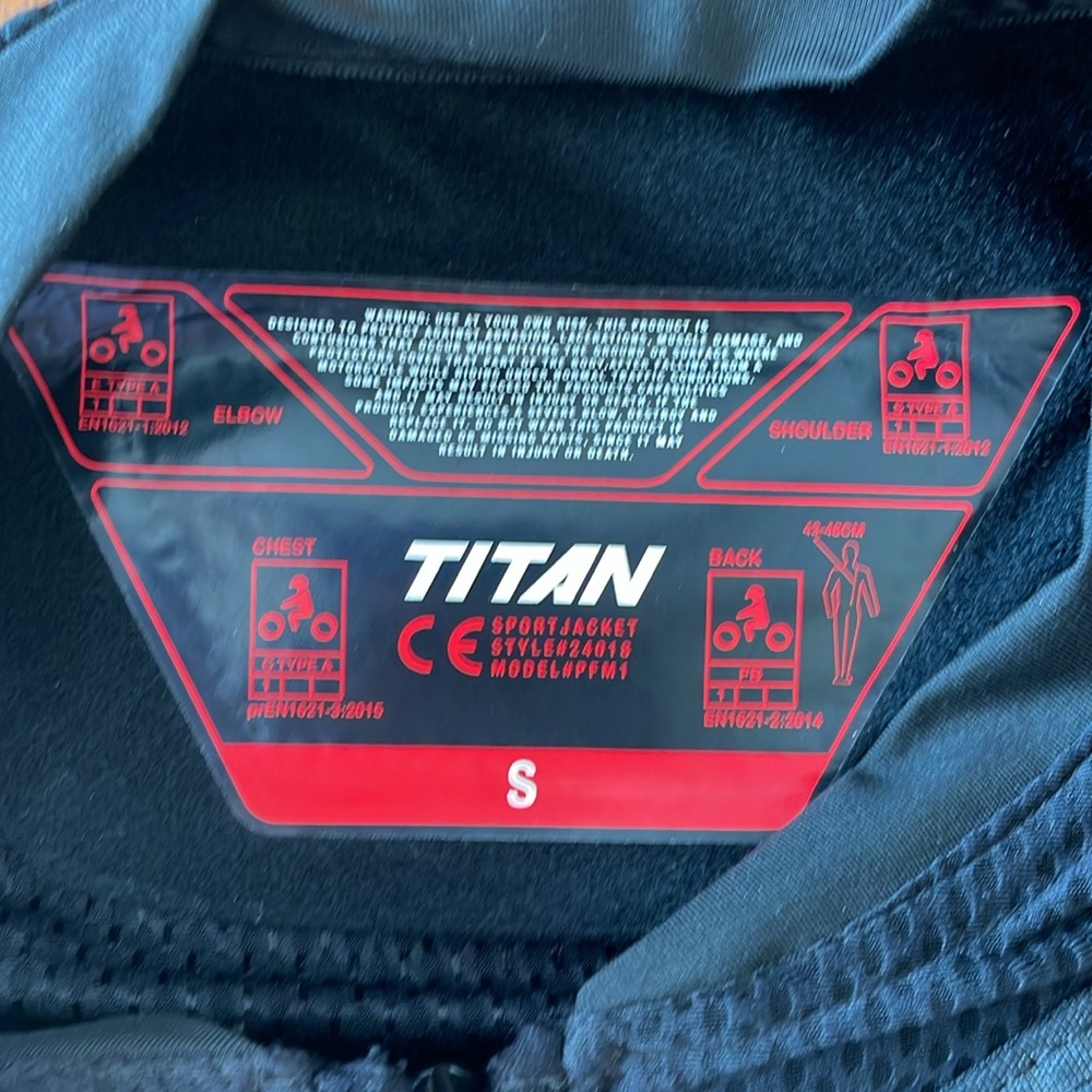 FOX racing Titan Sport Chest Guard Jacket men’s small 43-48 CM chest - Picture 4 of 16